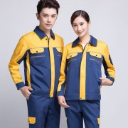 秋季工作服黄拼驼色AC20-4